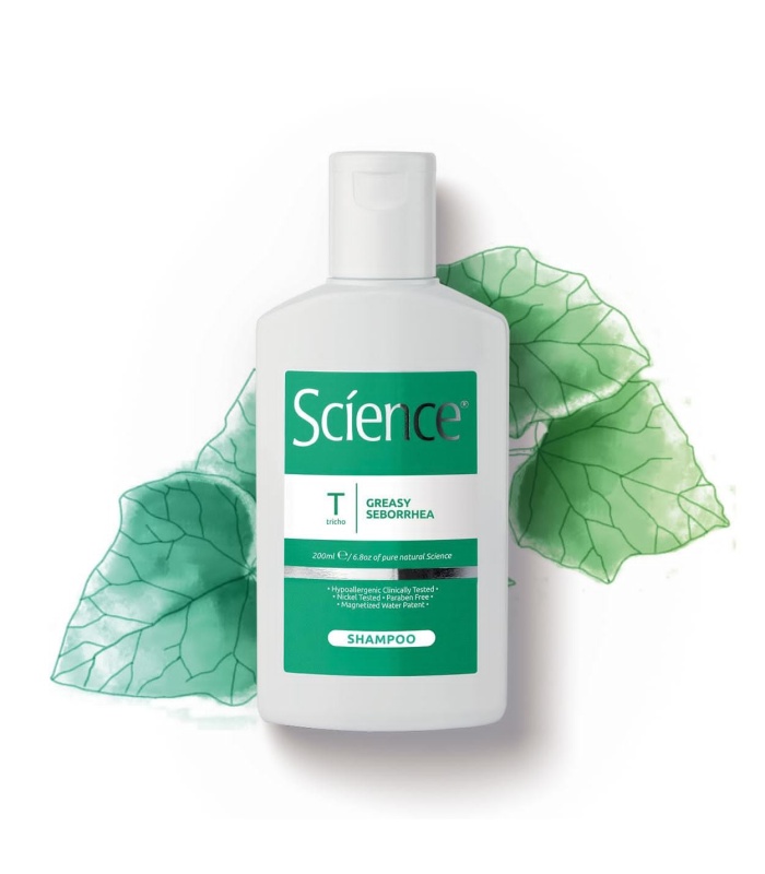 شامپو درمانی وتراپی موهای خیلی چرب سایسنس(Science)