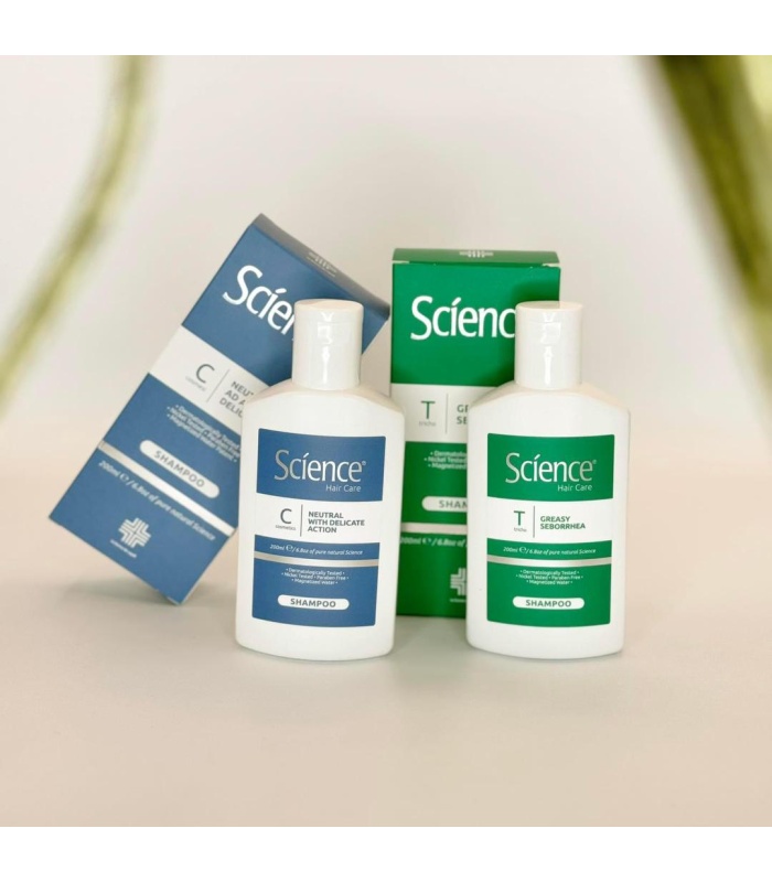 شامپو درمانی وتراپی موهای خیلی چرب سایسنس(Science)
