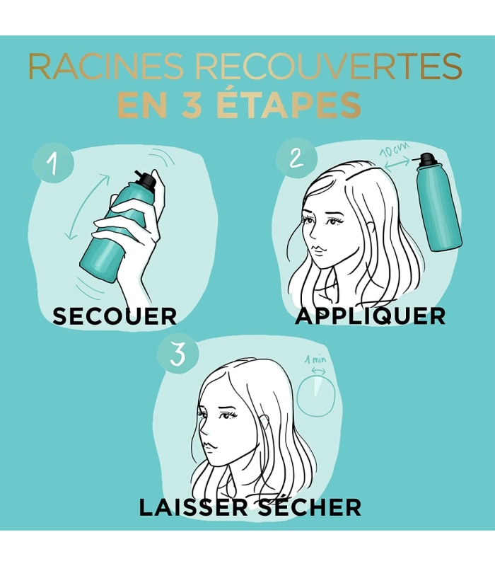 اسپری کانسیلر ریشه مو لورآل مدل Magic Retouch Rubio Oscuro بلوند متوسط حجم 75 میلی لیتر