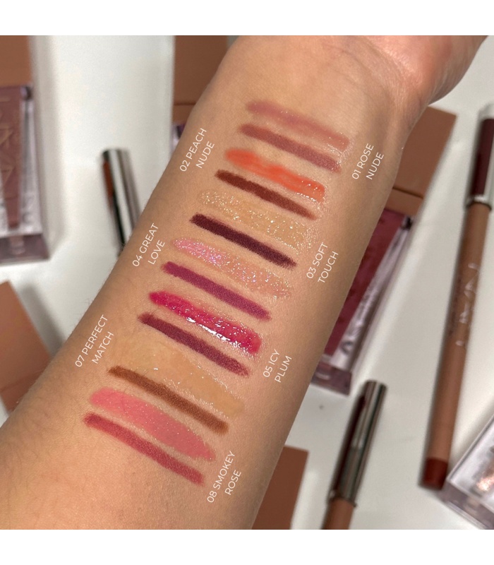 رژ لب مایع براق وحجم دهنده لب نام مدل لاتکس شماره 5 (Nam Latex Lipgloss Volume NR5)